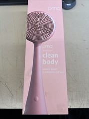 PMD Clean Body Smart Body Cleansing Device Brush & Three Attachments 4003 Blush