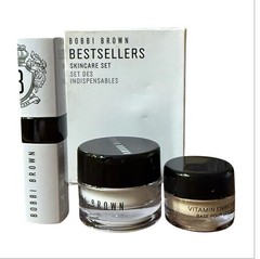 Bobbi Brown BestSellers 3-Piece Skincare Set, Face Base, Lip Tint, Eye Base *New