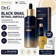 Dr.G Black Snail Retinol Ampoule 50ml / 1.69 fl oz Anti Aging Elasticity Serum