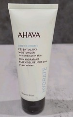 AHAVA Essential Day Moisturizer Combination Skin 2.5 fl oz NEW/SEALED RV$78