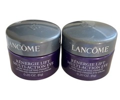 2x Lancome Renergie Lift Multi-Action Eye Cream Mini Size 0.2oz each Total 0.4oz