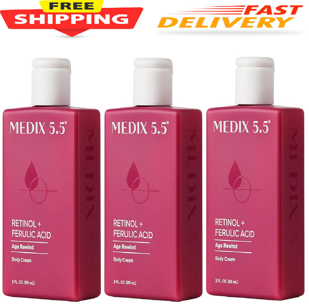Medix 5.5 Retinol Body Lotion Firming Moisturizer | Crepey Skin Care Treatment |