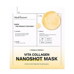 [MediAnswer] Vita / Pore / Calming Collagen Mask 37g (5ea) / Korean Cosmetics