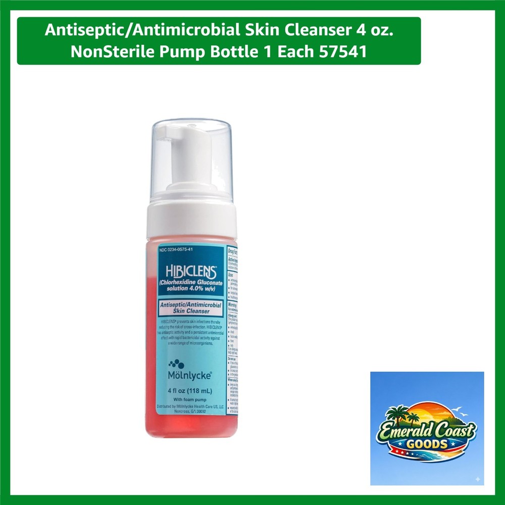 Dermatologically Tested 4 oz Antiseptic Cleanser – Perfect for Hand Wash