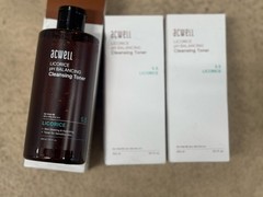 3 PACK LOT Acwell Licorice pH Balancing Cleansing Toner (300ml) VEGAN K-beauty