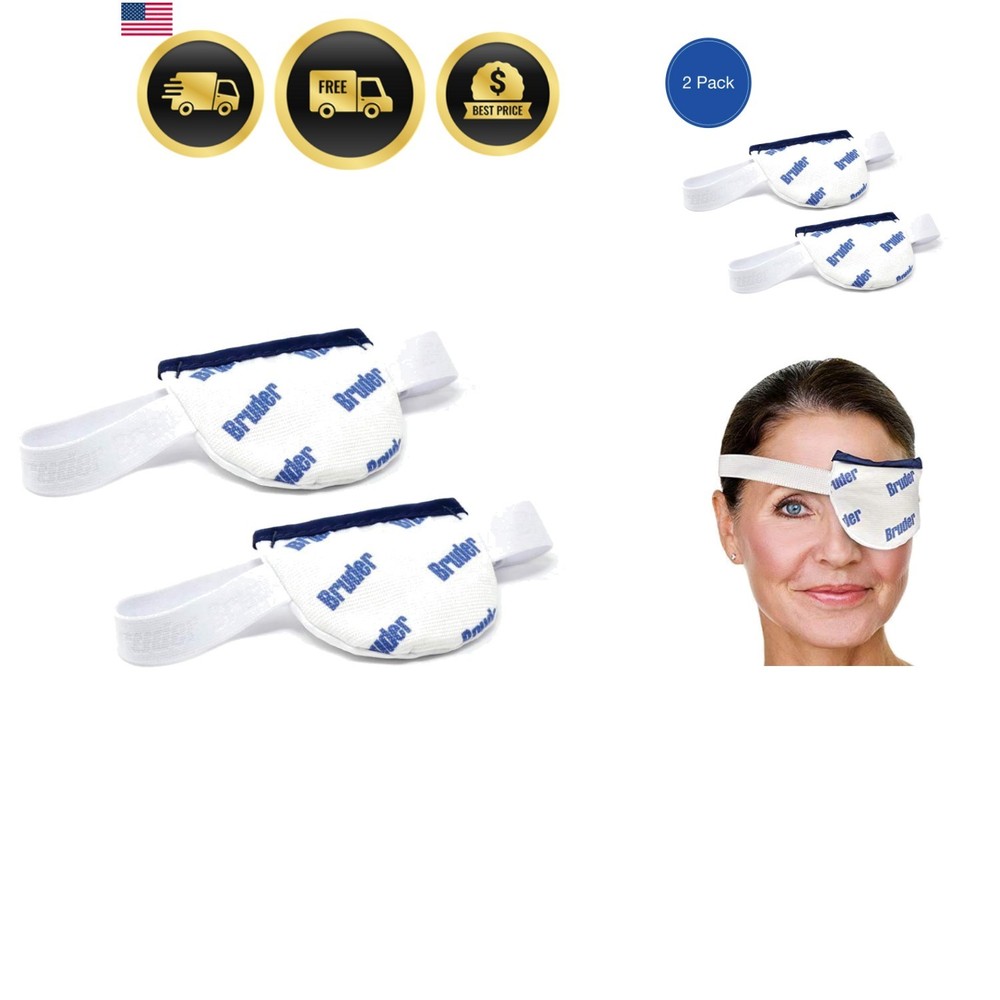 Moist Heat Eye Compress | Single Eye Pack of 2 | Microwave Activated | Fast A…