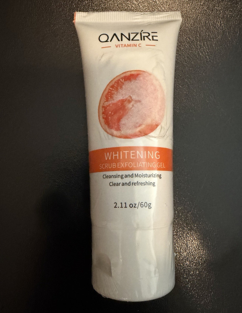QANZIRE Vitamin C Niacinamide Face Exfoliating Gel Scrub 2.11 oz/60 g
