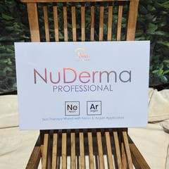 NuDerma Professional Skin Therapy Wand Neon & Argon Facial Skin Lifter New