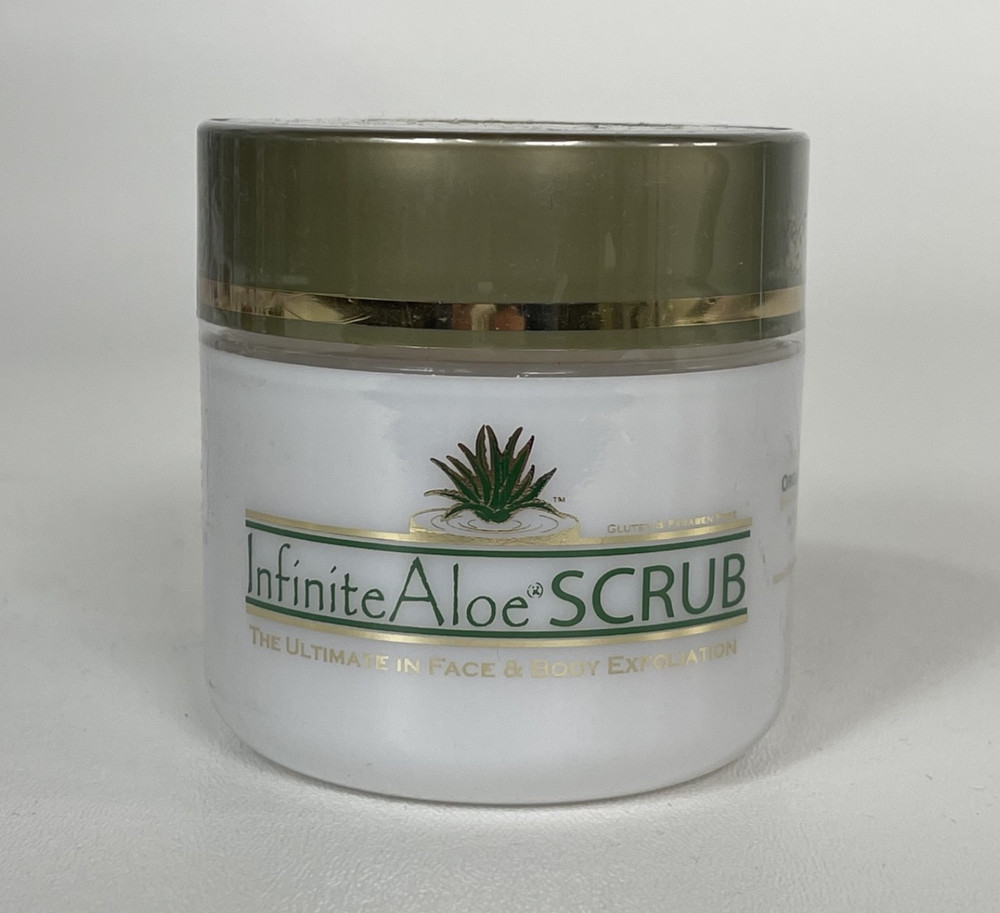 Infinite Aloe Scrub Ultimate Face & Body Exfoliation 4 oz. – New/Sealed