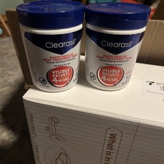 Clearasil Rapid Rescue Deep Treatment Acne Pads 90ct Pack of 2 Exp. 10/27
