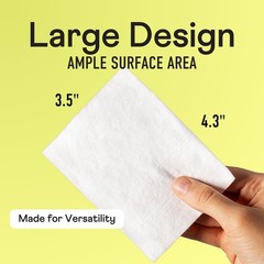 Swisspers Premium Facial Cleansing Pad 100 Cotton Ultra Soft Extra Large 50