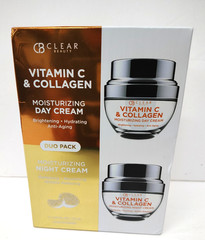 CB Clear Beauty Vitamin C & Collagen Moisturizing Day & Night Duo Pack