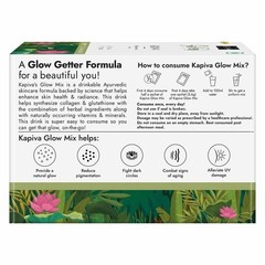 Kapiva Skin Foods Glow Mix Collagen Powder (30 Sachet) Ayurvedic Skin Supplement