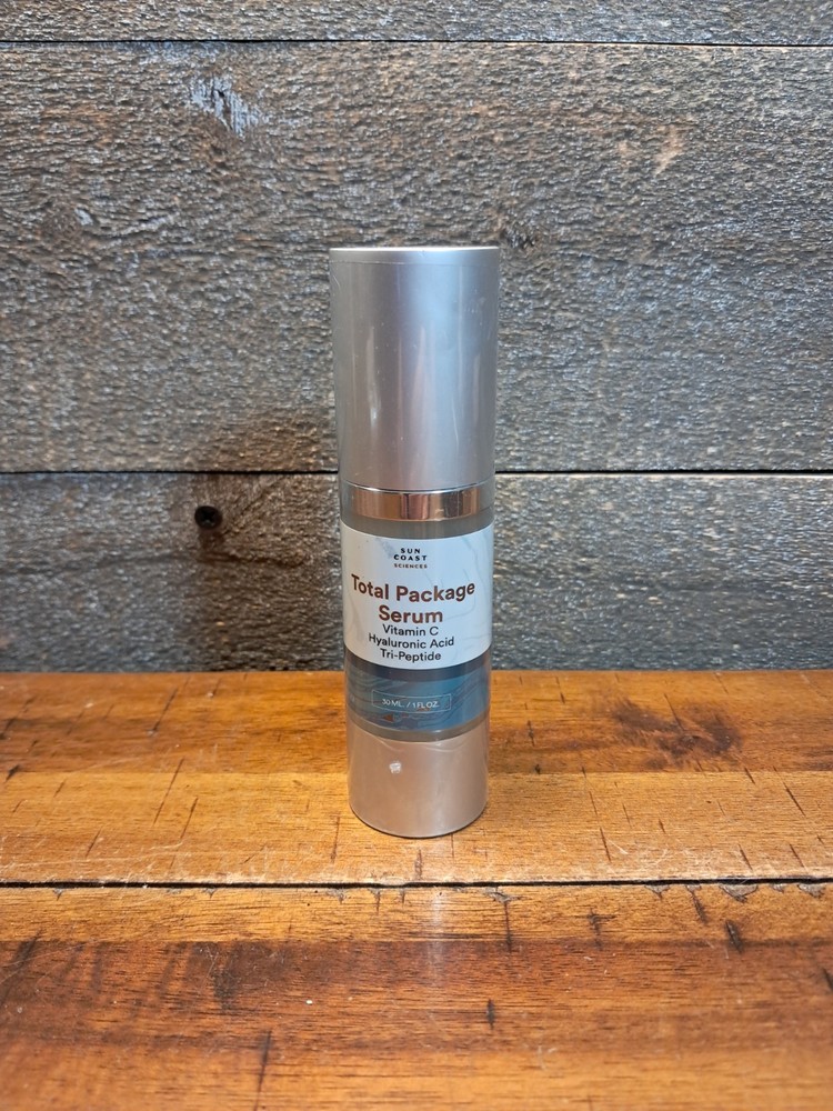 Sun Coast Sciences Total Package Serum Vitamin C Hyaluronic Acid Tri-Peptide 1oz