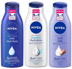 NIVEA Hydrating Body Creams BUNDLE Moisturizer Lotion Crema Corporal 220ml-3Pack