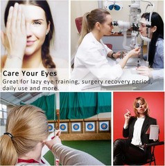 2PCS Adjustable 3D Eyepatch, Comfortable Medical Eye Patches for All Ages