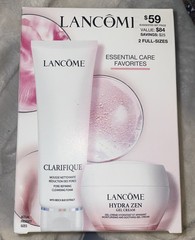 New Lancome Clarifique Cleansing Foam & Hydra Zen Gel Cream Moisturizer Set of 2