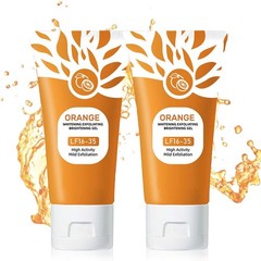 Orange Enzymes Exfoliating Gel for Face & Body, 3 Ounce (Pack of 1), 2PC