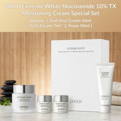 OHUI Extreme White Niacinamide 10% TX Melatoning Cream Set Dark Spot Brightening