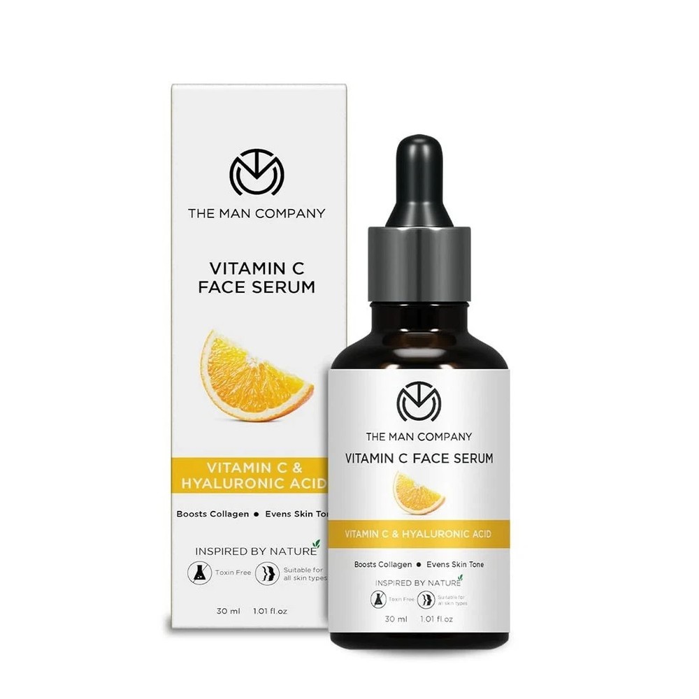 The Man Company Vitamin C Serum for Glowing Skin Brighten Fade DarkSpot Men 30ml