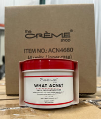 1X The Creme Shop What Acne Daily Exfoliating Pads, BRAND NEW
