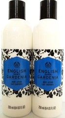 The Body Shop ENGLISH DAWN GARDENIA Body Lotion, 8.4 fl. oz/250 mL, NEW x 2