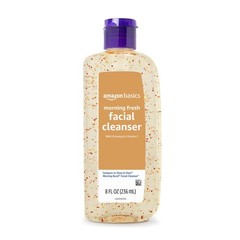 Amazon Basics Morning Fresh Facial Cleanser with 8 Fl Oz (Pack of 1), WHITE