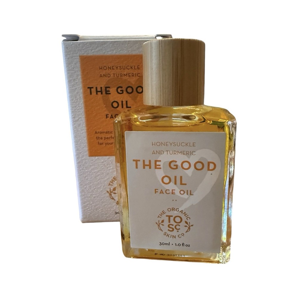 The Organic Skin Co The Good Oil Face Oil Honeysuckle & Turmeric 1 oz New Sealed