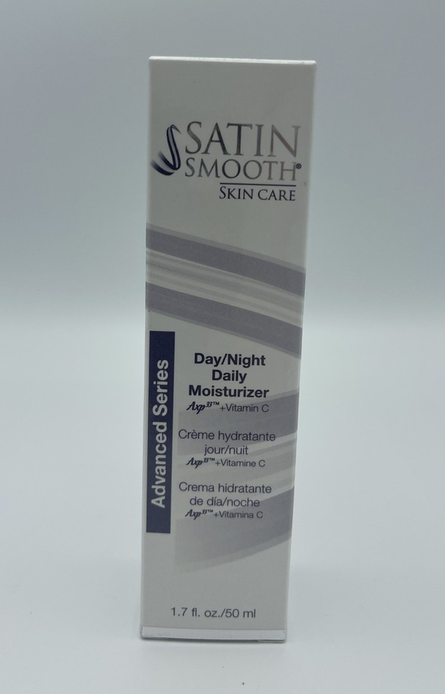 SATIN SMOOTH Skin Care DAY/NIGHT MOISTURIZER Lotion 1.7 oz Travel Size