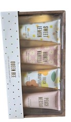 Bloomfield Queen Bee 4-Pack Scented Hand Cream Set – Pink, Yellow, White