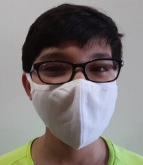 25 pieces – Face Masks – For Teens Youth Kids – Unisex Cotton White Washable