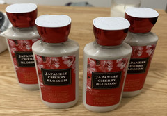 Japanese Cherry Blossom Body Lotion 8 oz Bath & Body Works (Set of 4)