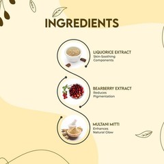 Jovees Herbal Insta Fair Glow Face Pack 120g Brightening Clay Mask Blackheads