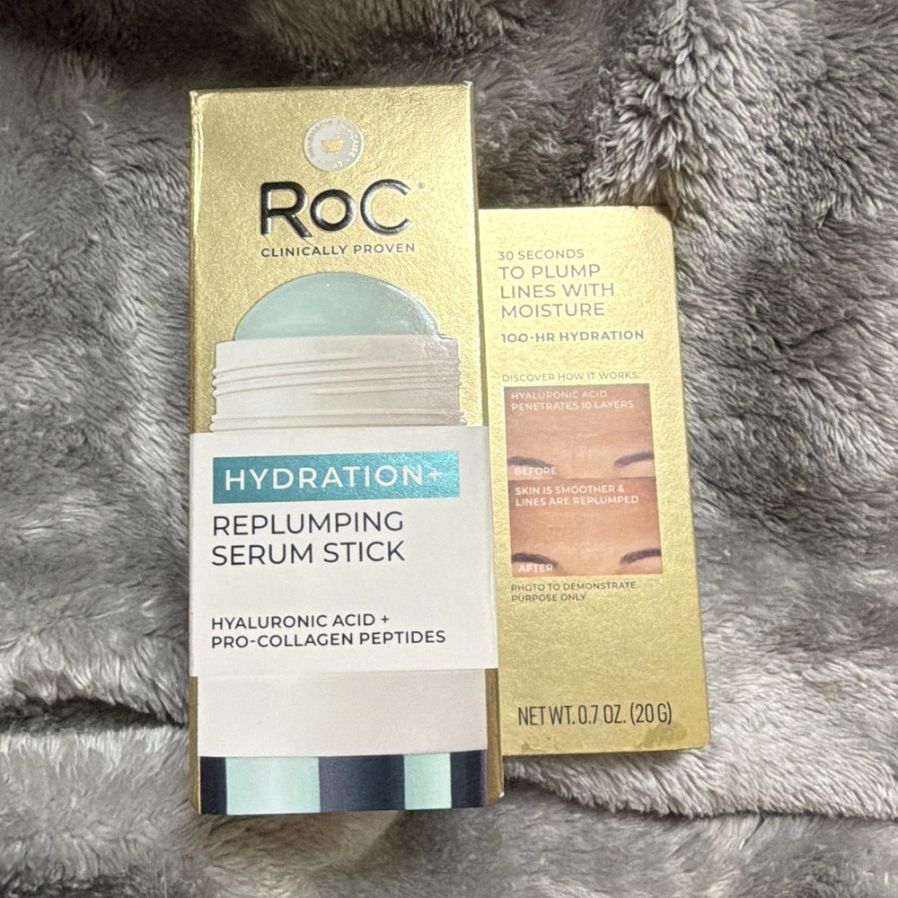 RoC Hydration+ Hydrating Fragrance-Free Hyaluronic Acid Serum Stick 0.7 oz