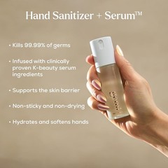 Hand Sanitizer + Serum™ Spray | Hydrating K-Beauty Formula with Centella, Vitami