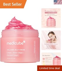 Anti-Aging Jelly Cream with Hydrolyzed Collagen for All Skin Types – 3.71 Fl Oz