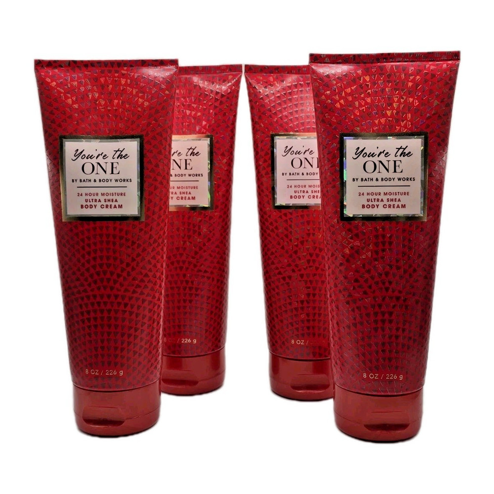Lot of 4 New Bath & Body Works You&rsquo;re The One Ultra Shea Body Cream 8oz / 226g