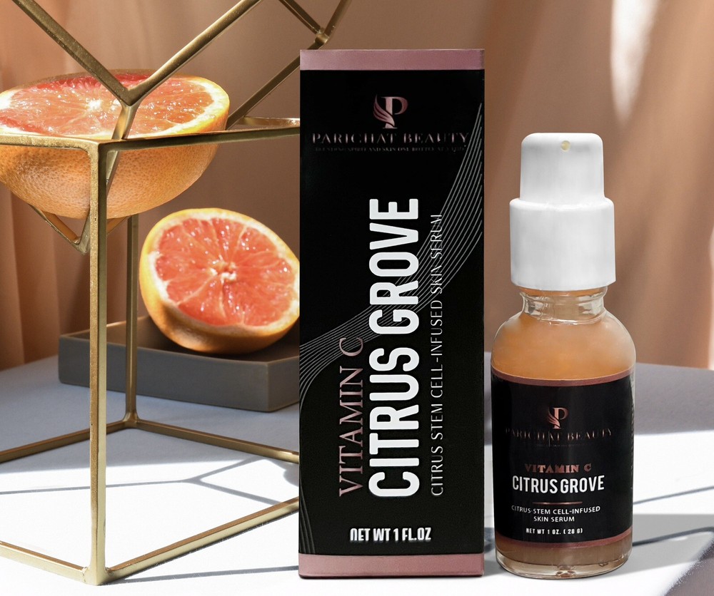 CITRUS GROVE Vitamin C-Citrus stem cell Infused Skin Serum-1 Oz