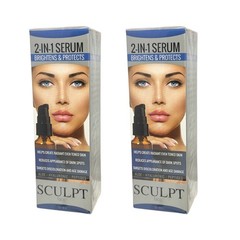 *Sculpt Face 2-IN-1 Serum 1fl.oz./30ml New Sealed; LOT OF 2