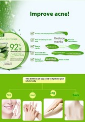 Aloe Vera Gel 98 Acne Control Product Hydrating Moisturizing Facial Cream…