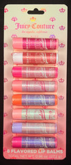 Juicy Couture – Scented Lip Balm Set – 8 Lip Balms – Multi Flavor Pack