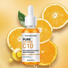 Vitamin C Facial Serum Hyaluronic Acid Hydrating Brightening Skin Care