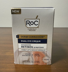 RoC Derm Correxion Retinol + Peptides Dual Eye Cream & Gel Set 2 x 0.34 fl oz