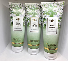 Bath and Body Works WHITE JASMINE BODY CREAM 8 oz/ 226g ***SET OF 3 ***