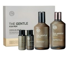The Face Shop The Gentle For Men Anti Aging Skincare Set 2pcs Gift Kit K-Beauty