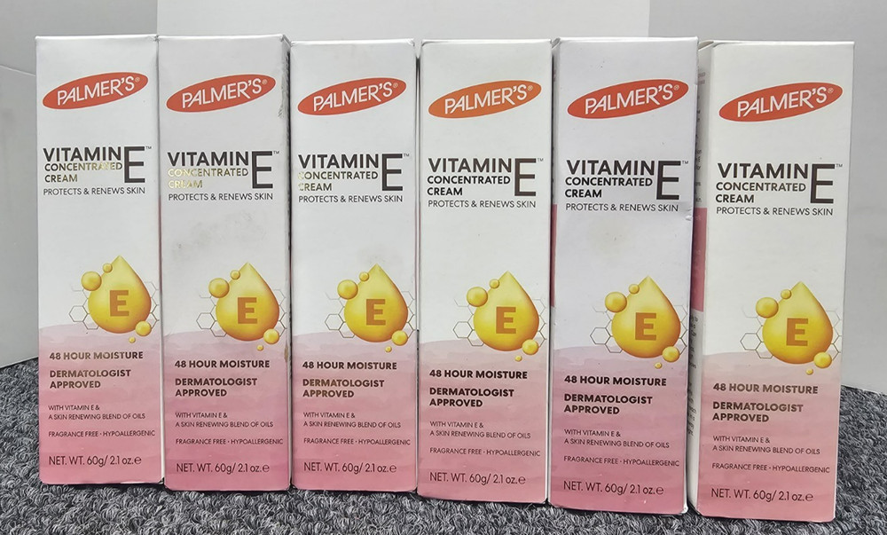 6 X PALMER&rsquo;S Natural Vitamin E Concentrated Cream, 2.1 Oz/each Protects & Renews