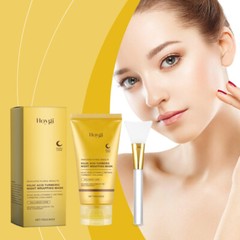 Kojic Acid Turmeric Overnight Peel Off Mask – Brighten Dull Skin,Fade Dark Spots
