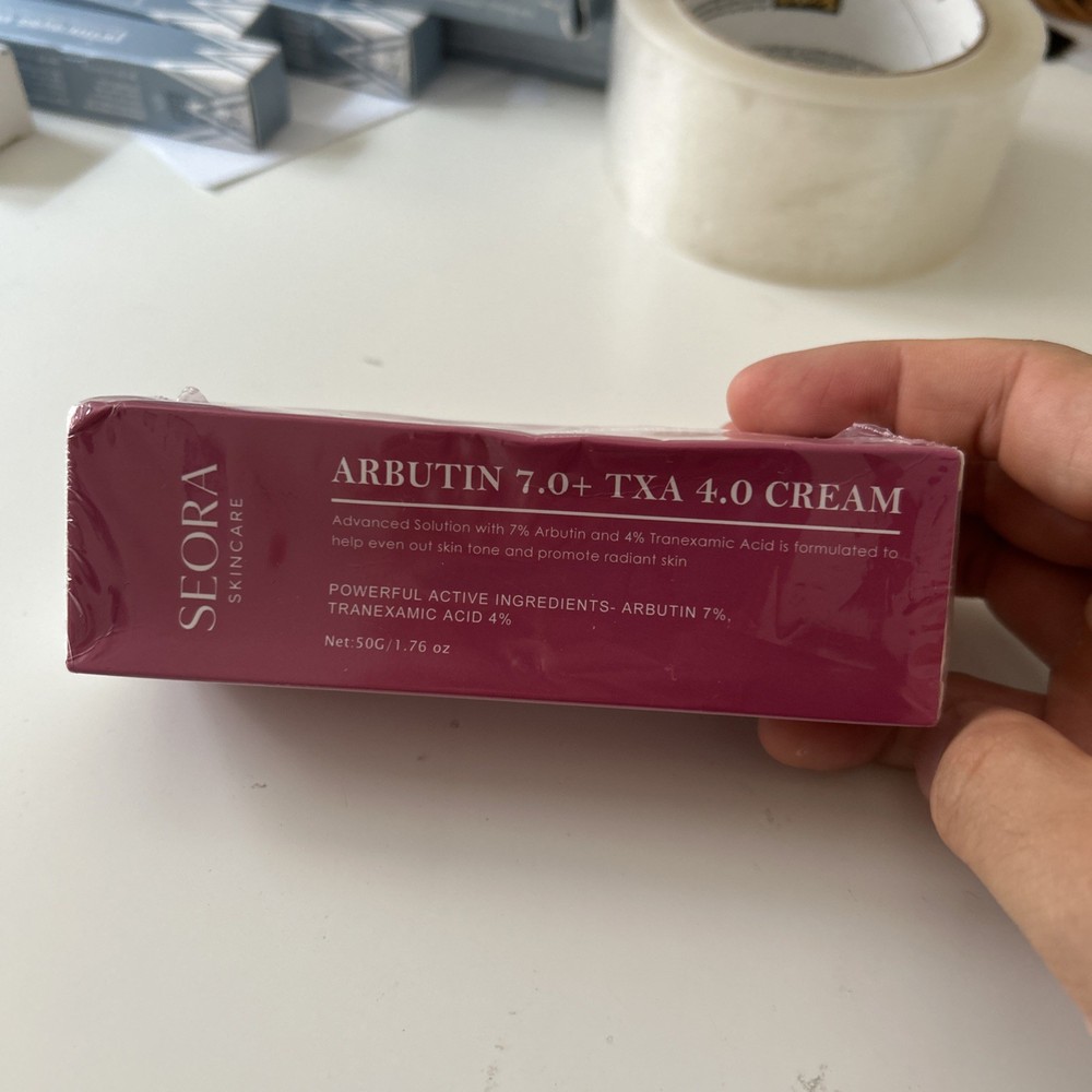 Seora Skincare Arbutin 7.0 + TXA 4.0 Face Moisturizer Cream 1.76 oz