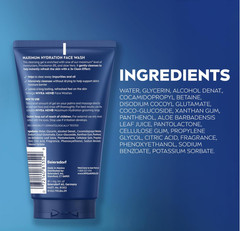 NIVEA MEN Maximum Hydration Face Wash with Provitamin B5 and Aloe Vera 5 Oz Tube
