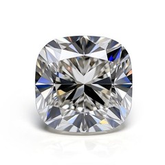 Loose Gems CVD Lab Grown Diamond 10 Ct Cushion Cut D Color IF Clarity Certified.